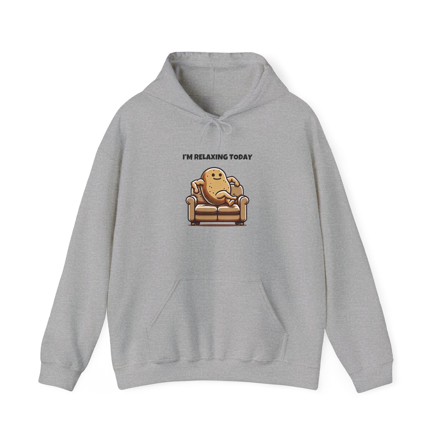 Funny Couch Potato Hooded Sweatshirt