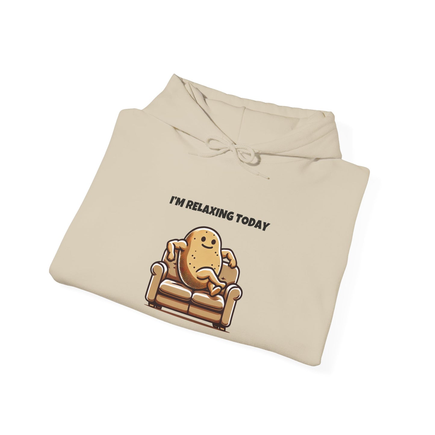 Funny Couch Potato Hooded Sweatshirt