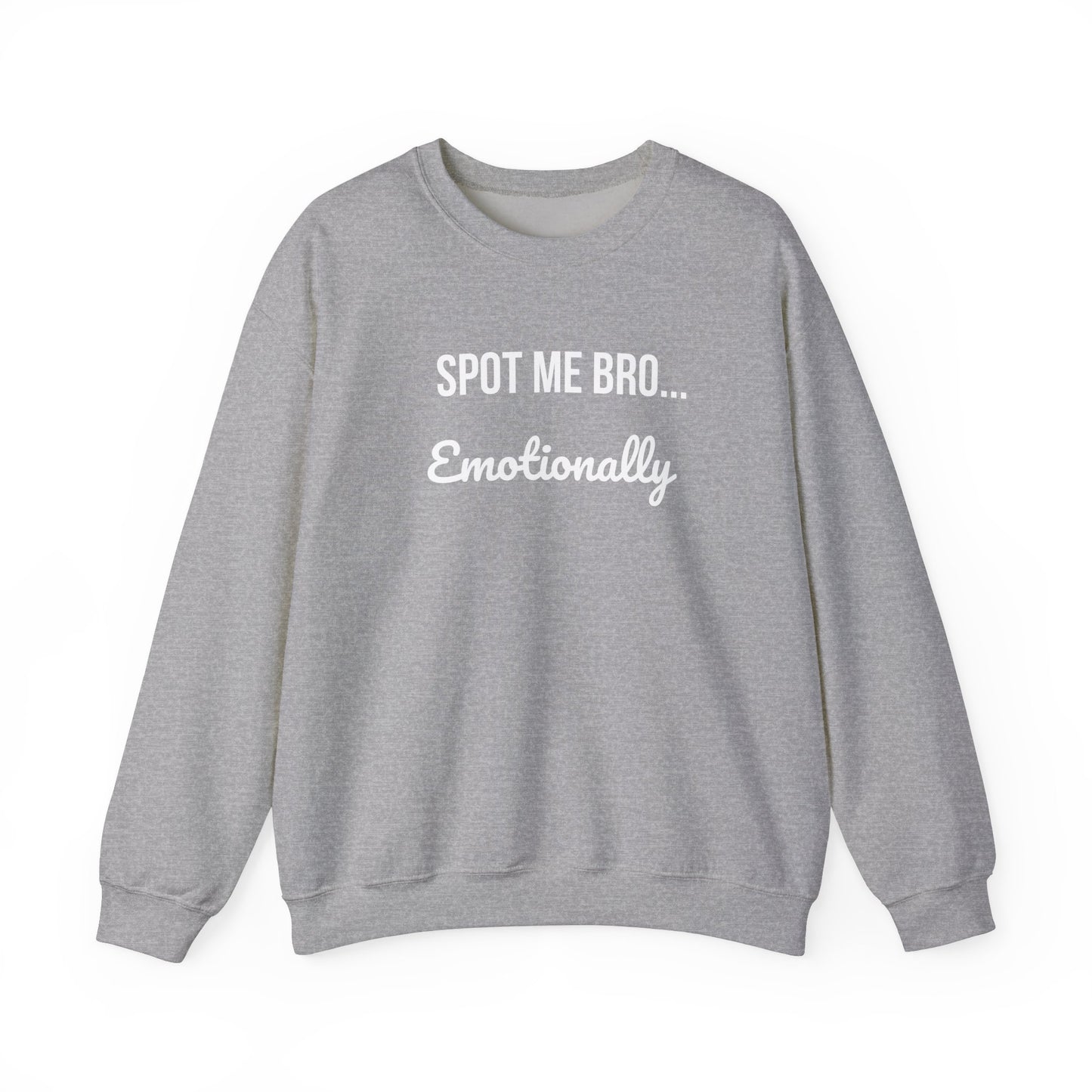 Funny Spot Me Bro Crewneck