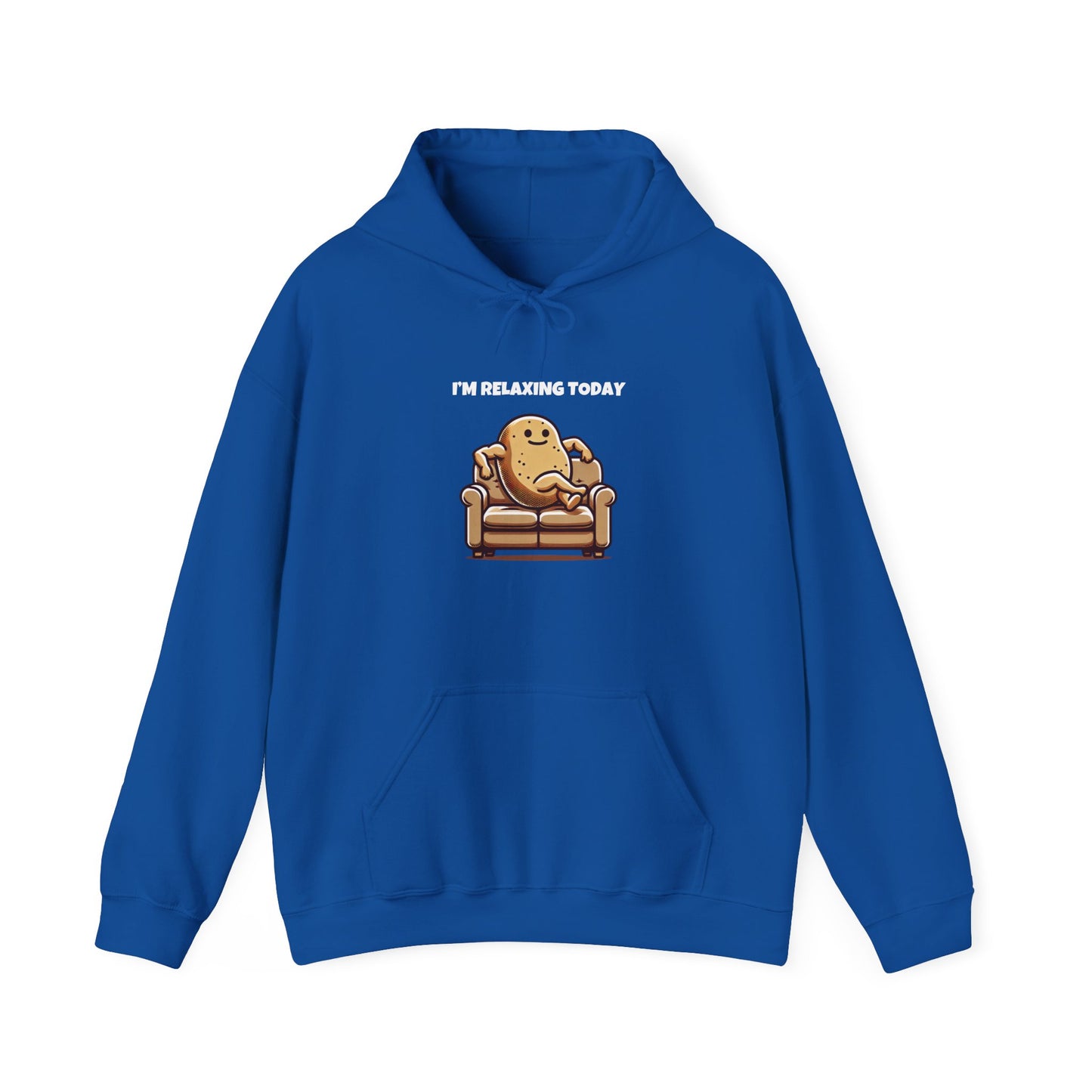 Funny Couch Potato Hooded Sweatshirt