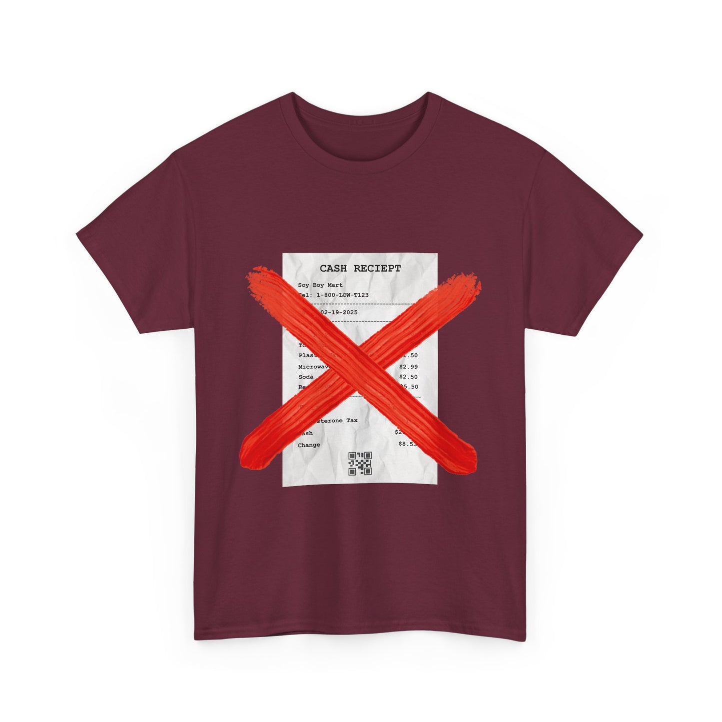 Funny "No Receipts" Tee