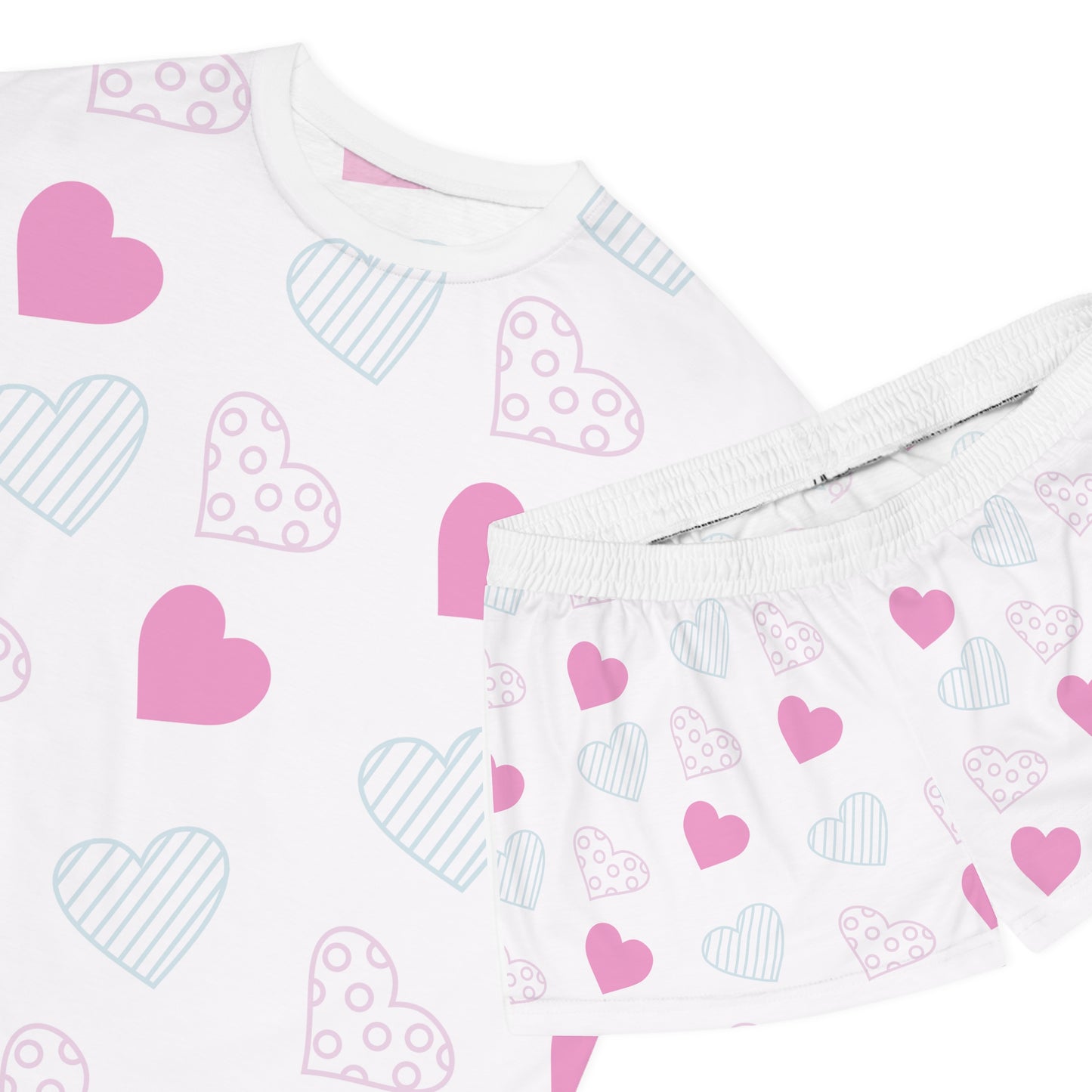 Cute Hearts Pajama Set