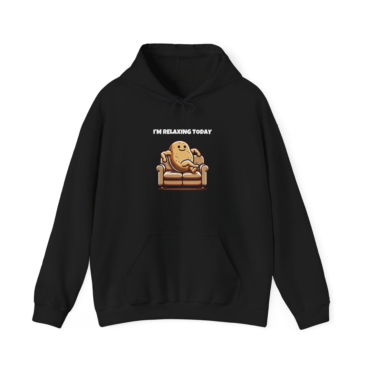 Funny Couch Potato Hooded Sweatshirt