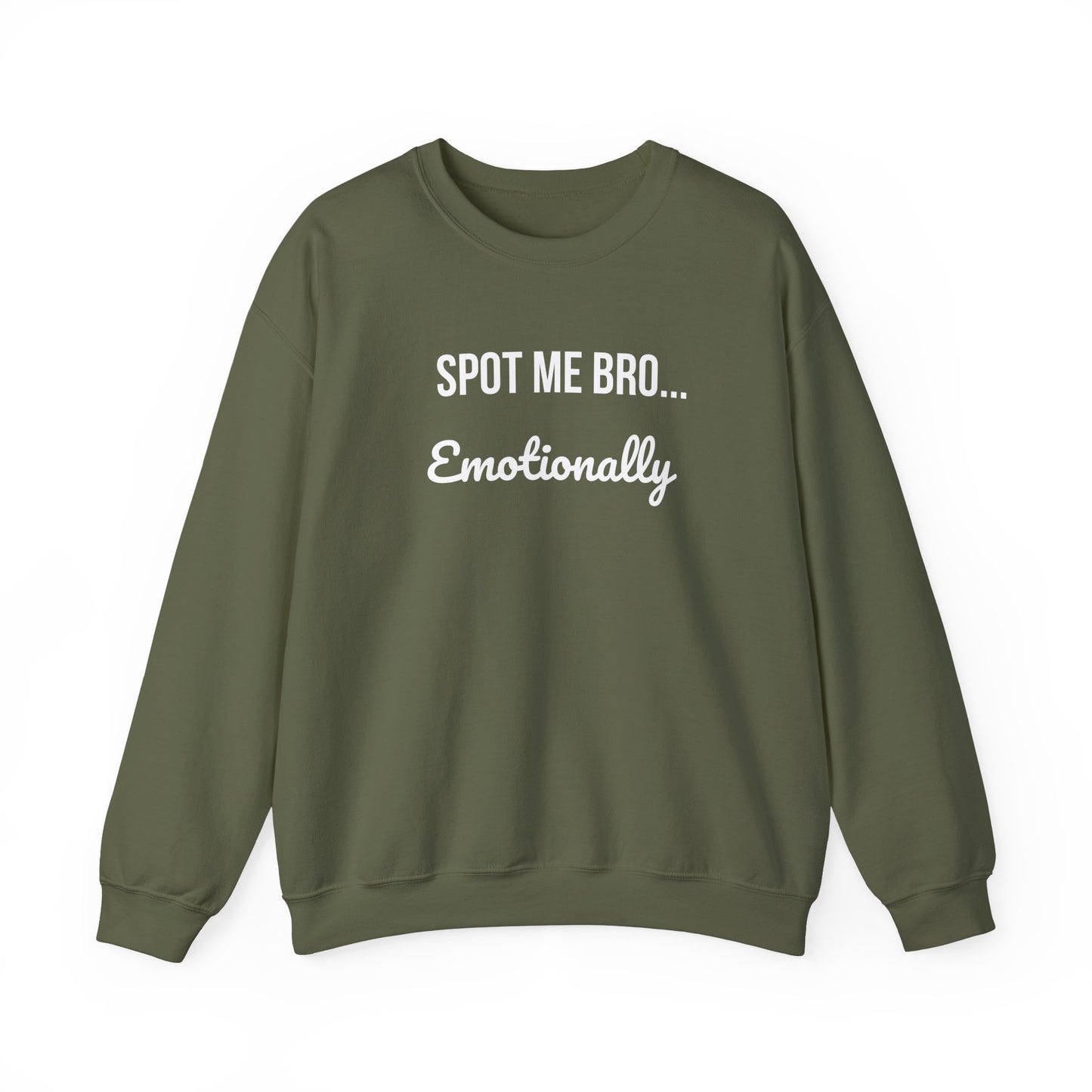 Funny Spot Me Bro Crewneck