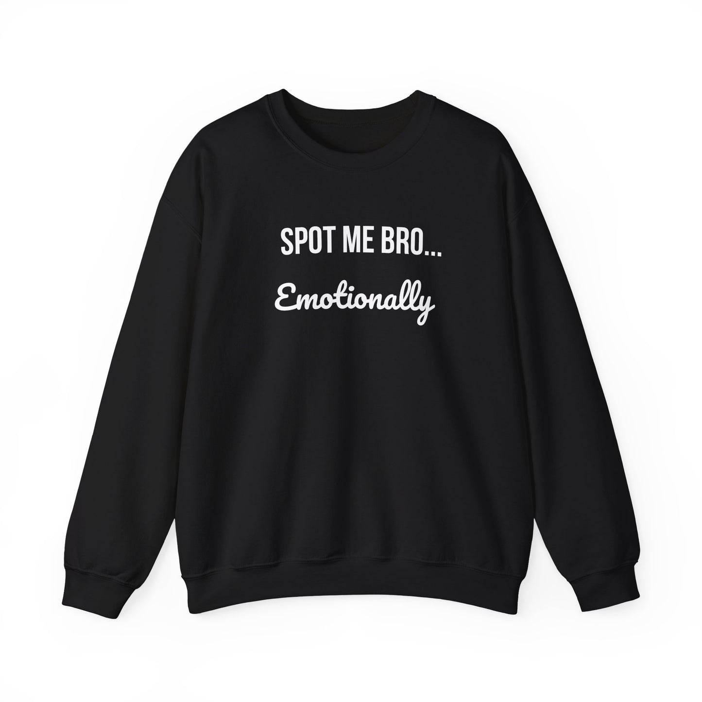 Funny Spot Me Bro Crewneck