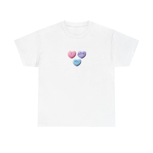 Valentines Day Candy Hearts Tee