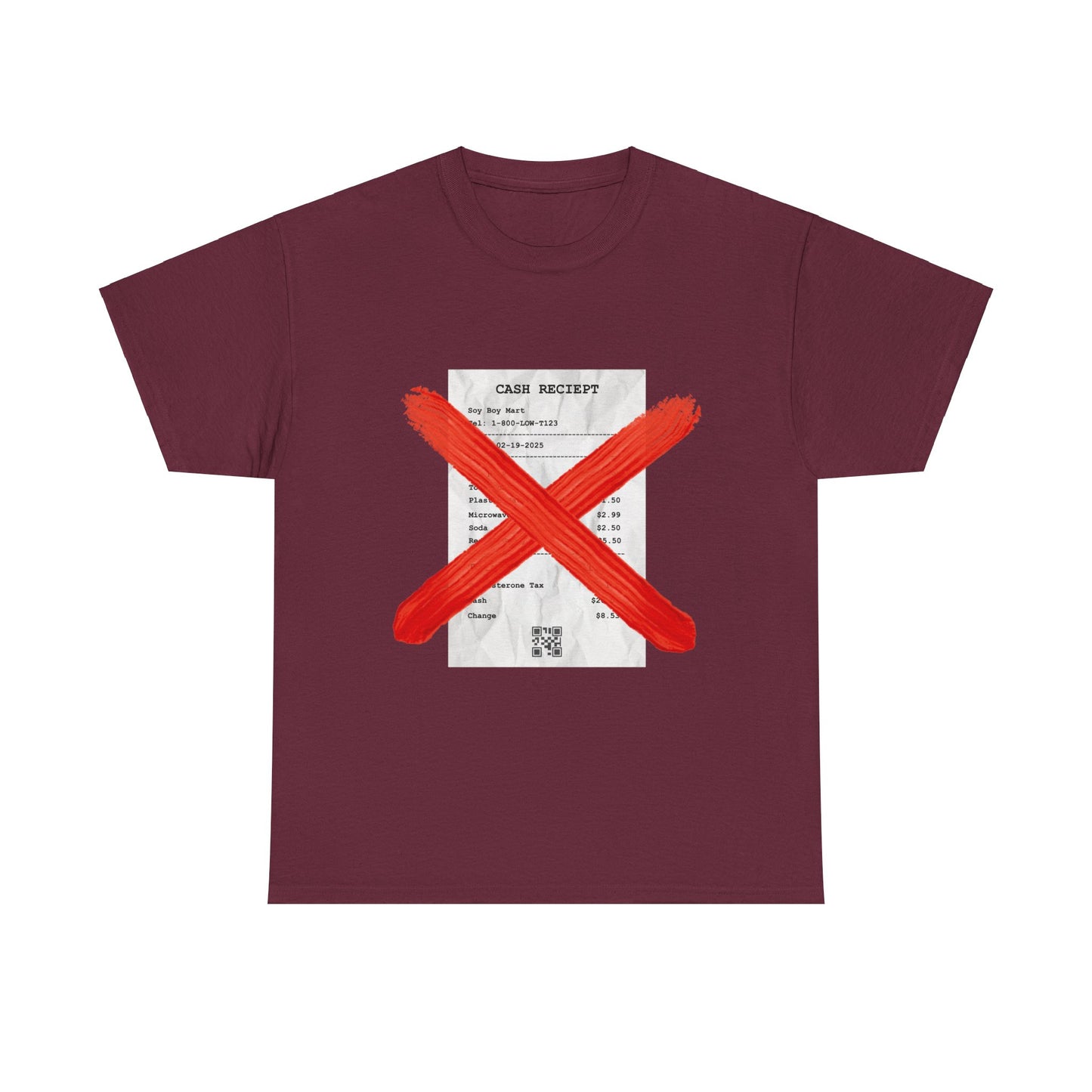 Funny "No Receipts" Tee