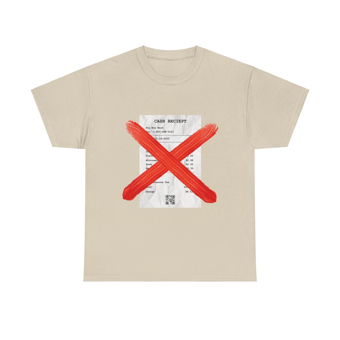 Funny "No Receipts" Tee